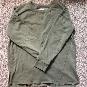 AE Soft Olive Green Crewneck